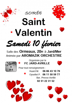soirée st valentin
