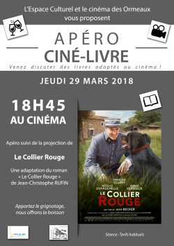 Apéro ciné livre mars 2018