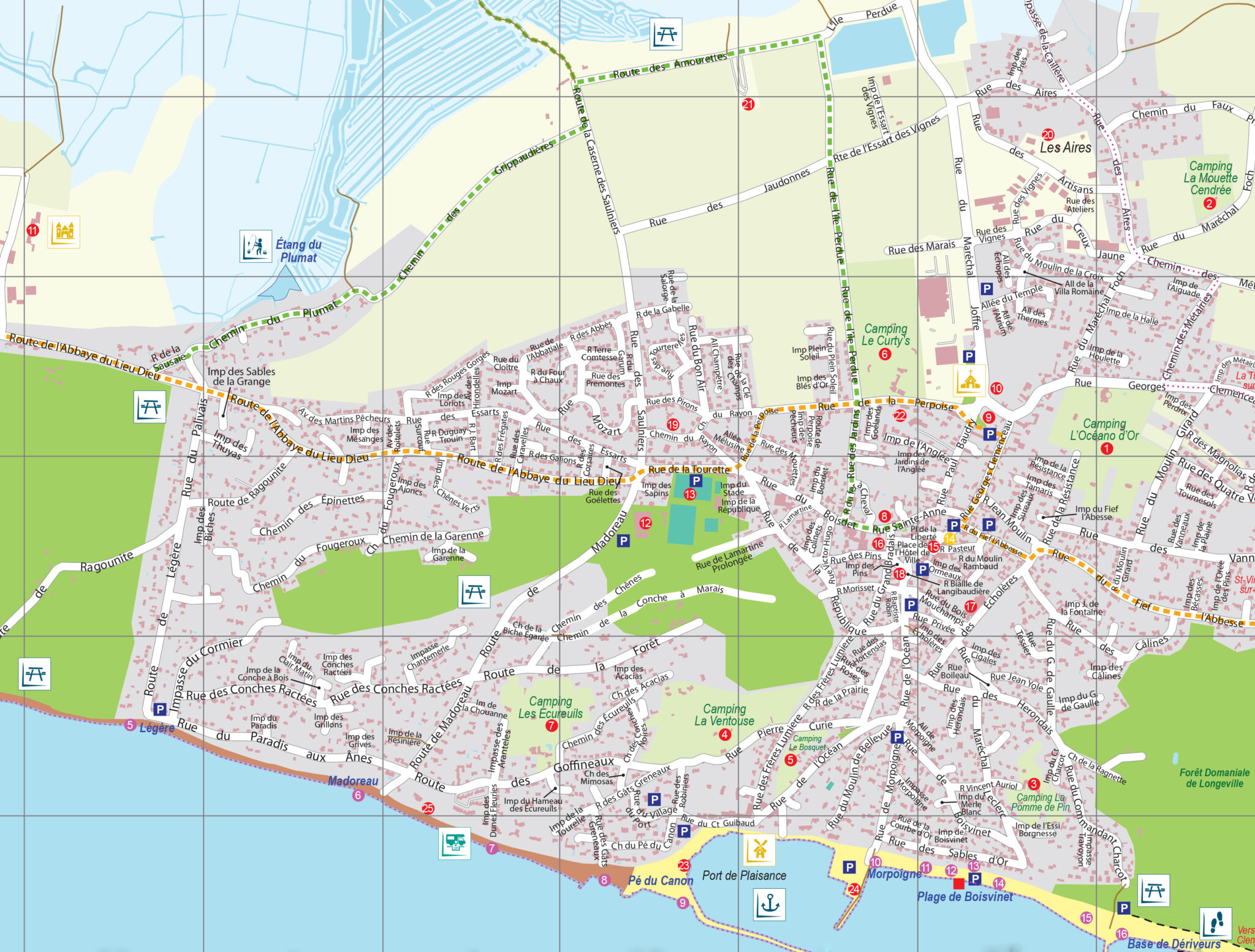 Plan Mer Plan De La Jard _ La commune de Jard-sur-Mer – AWBOZ