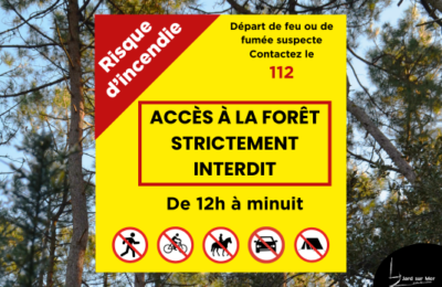 Accès interdit de la forêt